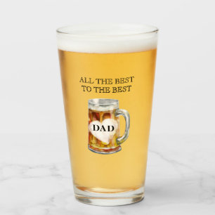 Verre Meilleur papa Tous les meilleurs messages Pint Bee
