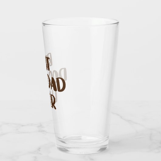 Verre Meilleur père de chien (Gauche)