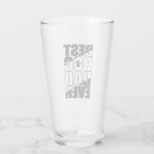 Verre Meilleur père de chien jamais (Dos)