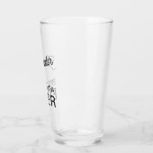 Verre Meilleure bière de nom personnalisé jamais Papa (Gauche)