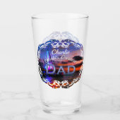 Verre Meilleure bière Papa 1182 du monde (Devant)