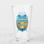 Verre Meilleure bière papa Sunset 1557 du monde (Devant)