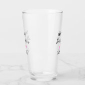 Verre Meilleure fille ajouter nom papa maman fille fille (Gauche)