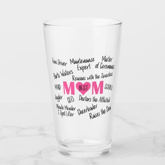 Verre "Meilleure maman" (Devant)