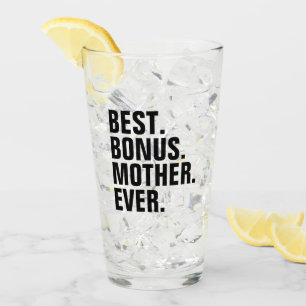 Verre Meilleure Maman de Bonus Personnalisée avec Photo