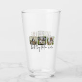 Verre Meilleure maman de chien jamais - Collage personna (Dos)