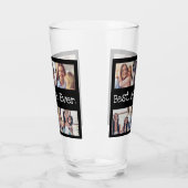 Verre Meilleure maman Ever 6 photo Collage noir et blanc (Gauche)