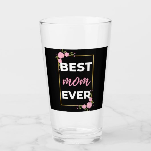 Verre Meilleure maman jamais (Devant)