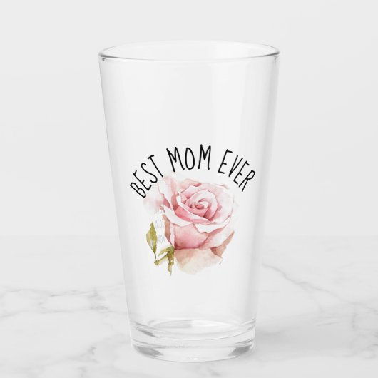 Verre Meilleure maman jamais Modèle (Devant)