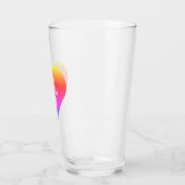 Verre Meilleure maman jamais Rainbow Coeur (Gauche)
