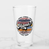 Verre Meilleure maman jamais, Retro Meilleure maman jama (Devant)