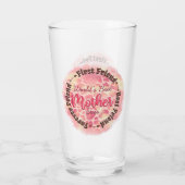 Verre Meilleure mère du monde jamais premier ami meilleu (Dos)