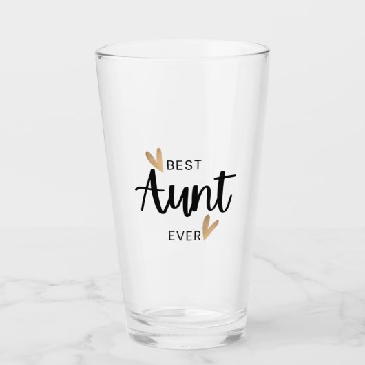 Verre Meilleure tante jamais (Devant)