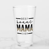 Verre Meilleurs cadeaux Bonus Mama Ever pour Stepmaman (Devant)