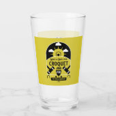 Verre Meilleurs Dons De Jeu De Croquet Drôle (Dos)