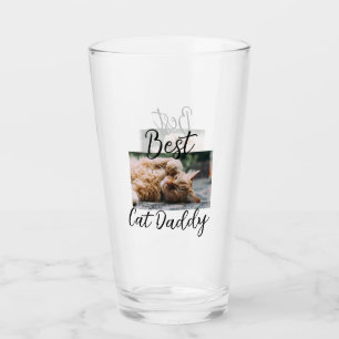 Verre Meilleurs parents de chat Papa photo de papa maman