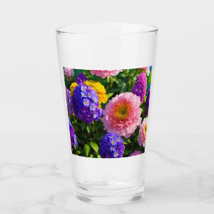 Verre Mélange de fleurs