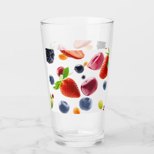 Verre Mélanger les fruits (Dos)