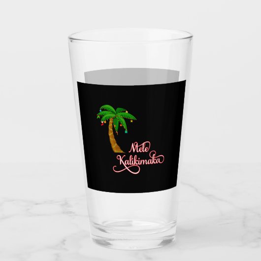 Verre Mele Kalikimaka Sweat hawaïen pour Noël (Devant)