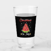 Verre Melon Noël Arbre Été Noël En Juillet (Devant)