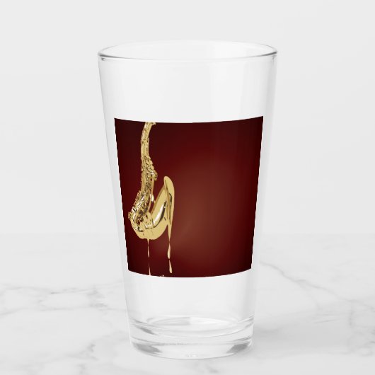 Verre Melting Jazz Saxophone (Devant)