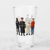 Verre Même Différent Costume (Devant)