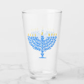 Verre Menorah (Devant)
