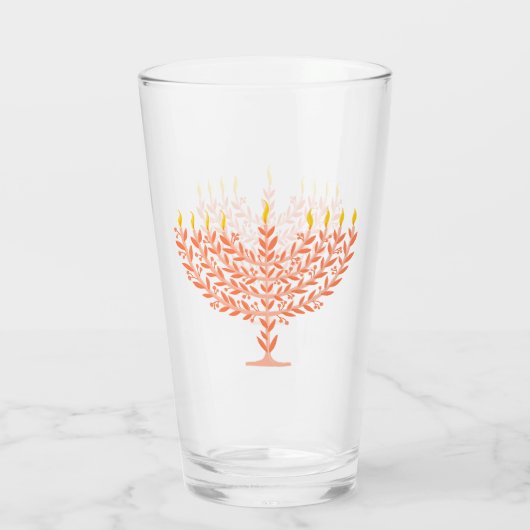 Verre Menorah (Dos)