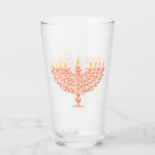 Verre Menorah (Devant)