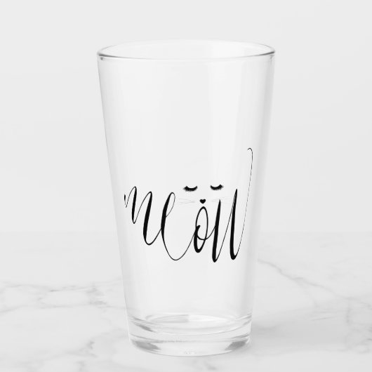 Verre Meow Cat (Devant)