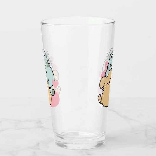 Verre Meow & Woof Perfect Together - Cute Cat and Dog (Droite)