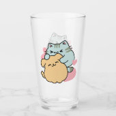 Verre Meow & Woof Perfect Together - Cute Cat and Dog (Devant)