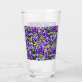 Verre Mer de sérénité : Le beau terrain de purple violet (Dos)