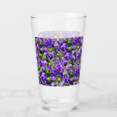 Verre Mer de sérénité : Le beau terrain de purple violet (Devant)