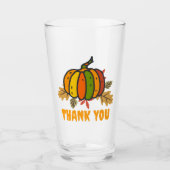 Verre merci, citrouille (Devant)