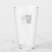 Verre Merci de mariage élégant Photo (Dos)
