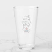 Verre Merci enseignant incroyable  (Dos)