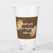 Verre Merci Maison d'hôtes Location Appréciation (Devant)