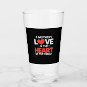 Verre Mère Art L'amour d'une mère (Devant)