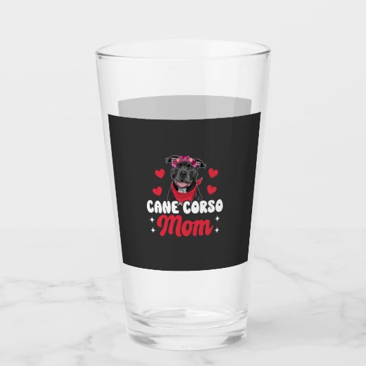 Verre Mère Cane Corso (Devant)