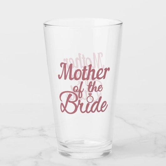 Verre Mère De La Famille Mariage Mariée (Devant)