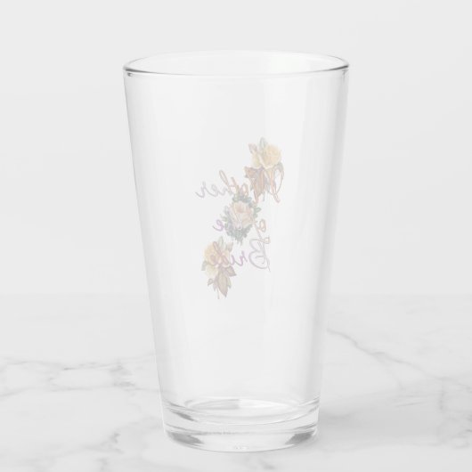 Verre Mère De La Mariée Floral (Dos)
