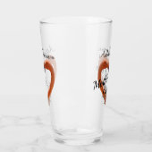 Verre Mère du Mariage Groom l Coeur (Gauche)