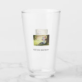 Verre Mère fille photo de famille ajouter nom image text (Dos)
