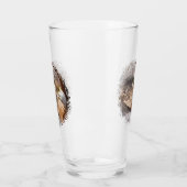 VERRE MERLIN FALCON OISEAU DE PREY (Gauche)