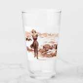 Verre Mermaid Beach Gibson Girl Victorian Antique (Devant)