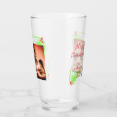 Verre Merry Bright Christmas ajouter nom de famille bien (Droite)