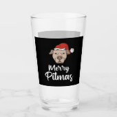 Verre Merry Pitmas Pitbull Christmas (Devant)