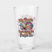 Verre Mes livres ne me jugent pas... (Dos)