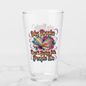 Verre Mes livres ne me jugent pas... (Devant)